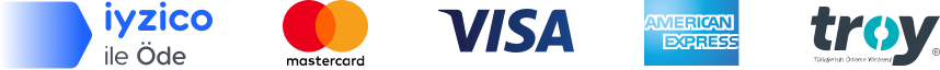 iyzico ile güvenli ödeme - Visa, Mastercard, Troy
